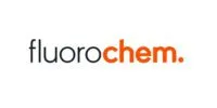 Lieferprogramm - Verlässliche Partner Logo Fluorochem mit schwarzem und orangefarbenem Schriftzug auf weißem Hintergrund.